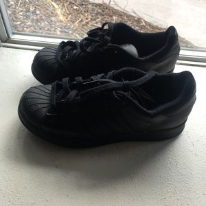 All Black Adidas Superstars